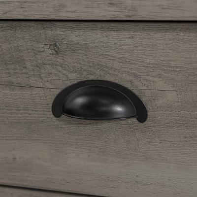 June Rustic Transitional Square Nightstand With Lower Shelf - Saracina Home - Image 11