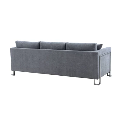 Heritage Fabric Upholstered Sofa - Armen Living - Image 3