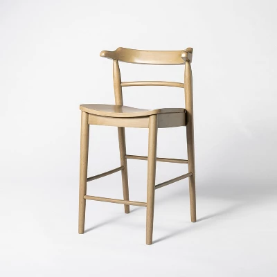 Kaysville Curved Back Wood Counter Height Barstool - Threshold™ Designed With Studio McGee - Image 10