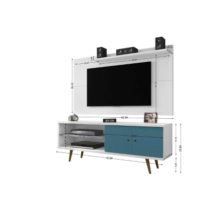 62.99" Liberty TV Stand For TVs Up To 50" - Manhattan Comfort - Image 2