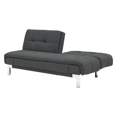 Walker Convertible Futon Sofa Bed Pepper - Relax-A-Lounger - Image 3