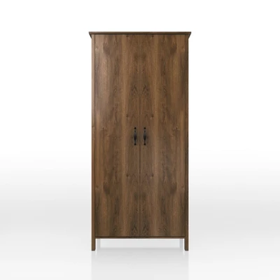 Andreasson Wardrobe Closet Distressed Walnut - HOMES: Inside + Out - Image 6