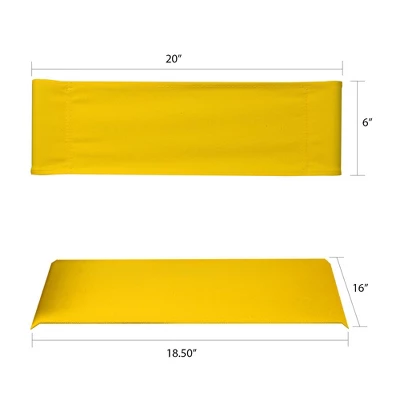 Director's Chair Replacement Canvas Gold - Flora Home - Image 2