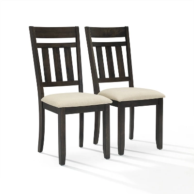 Set Of 2 Hayden Slat Back Dining Chairs Slate - Crosley - Image 7