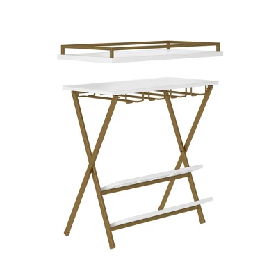 Trevia Folding Wine Rack White - CosmoLiving By Cosmopolitan - Image 2