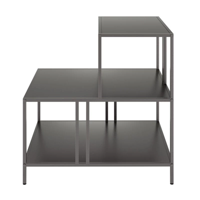 Gunmetal Gray Side Table - Henn&Hart - Image 3