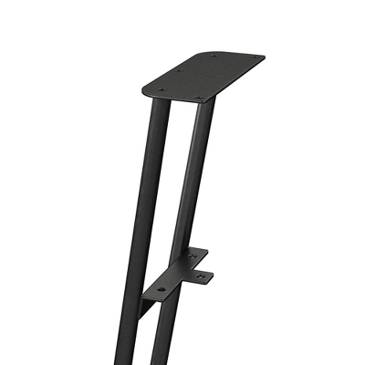Room & Joy 33.31" 4pk Steel Hairpin Furniture Legs Black - Image 6