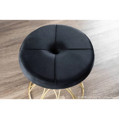 Jasmine Contemporary Vanity Stool - LumiSource - Image 4