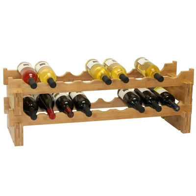 Oceanstar 18-Bottle Stackable Wine Rack - Image 6