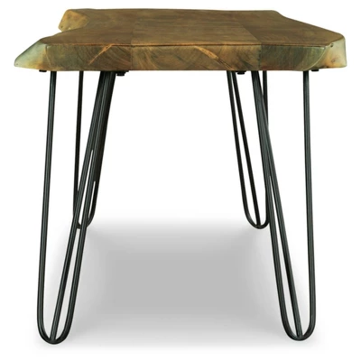 Haileeten Accent Bench Black/Gray/Brown/Beige - Signature Design By Ashley - Image 3