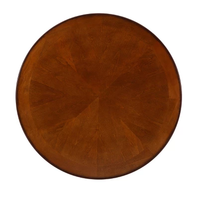 Carter Round Dining Table Metal/Cherry - Powell Company - Image 3