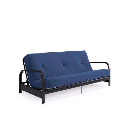 Full Axton Metal Arm Futon Frame With Mattress - Room & Joy - Image 8