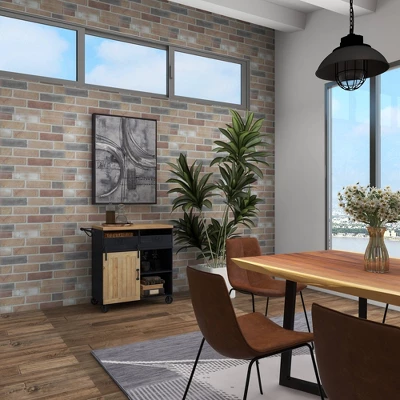 Industrial Rolling Cart Black - Olivia & May - Image 10