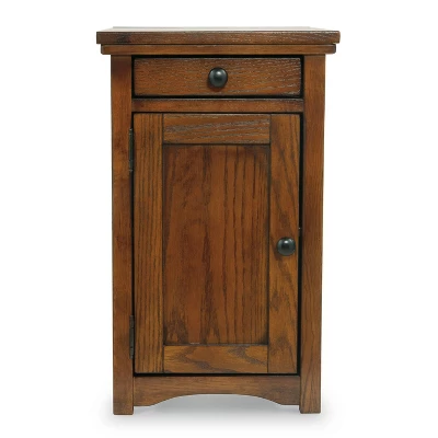 Laflorn Chairside End Side Table With USB Ports And Outlets Brown - Signature Design By Ashley - Image 10