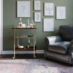 Moyer Bar Cart Cognac - WyndenHall