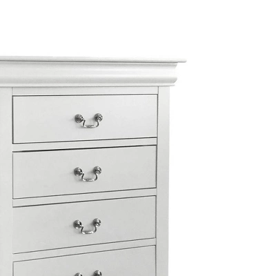 32" Louis Philippe III Chest White - Acme Furniture - Image 4