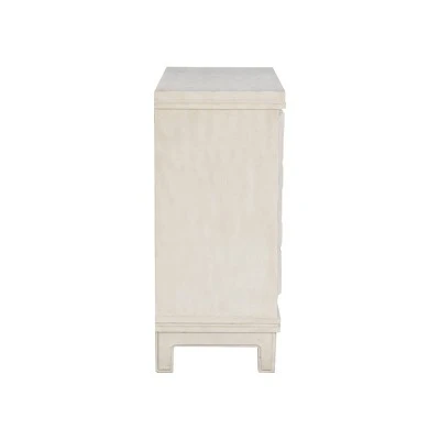 Seaton Carved Cabinet Cream - Linon - Image 5