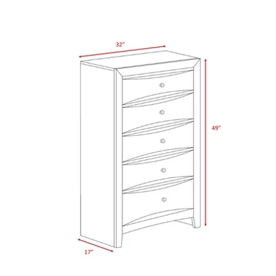 3pc King Madison Storage Bedroom Set Espresso Brown - Picket House Furnishings - Image 7