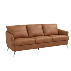 81" Safi Sofa Cappuccino Leather - Acme Furniture