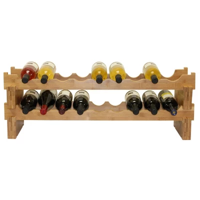 Oceanstar 18-Bottle Stackable Wine Rack - Image 5