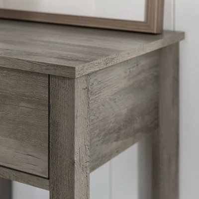 June Rustic Transitional Square Nightstand With Lower Shelf - Saracina Home - Image 10