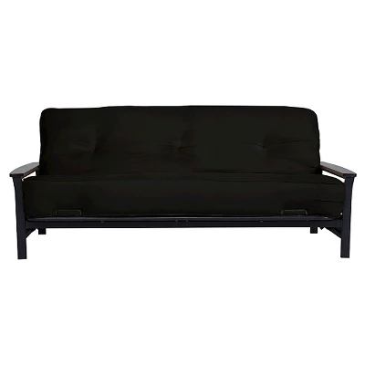 Nadia Metal Futon Frame With Wood Armrest - Room & Joy - Image 2