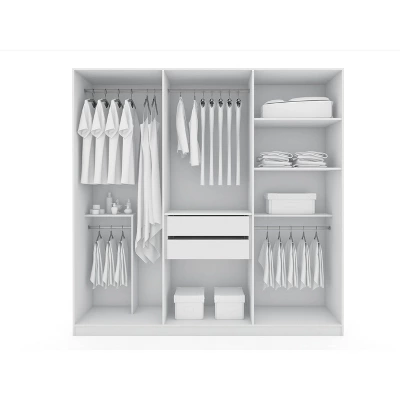 Gramercy Wardrobe Armoire Closet - Manhattan Comfort - Image 4