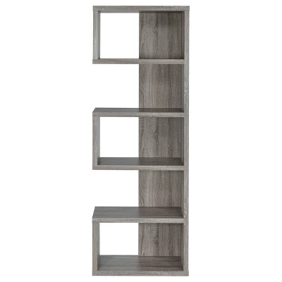 Joey 5 Shelf Bookcase Salvaged - Coaster - Image 7