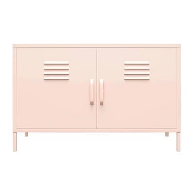 RealRooms Shadwick 2 Door Metal Locker Accent Cabinet - Image 5