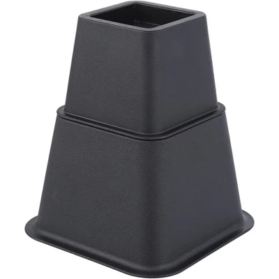 Juvale Set Of 8 Bed Risers For Platform Bed Frames, Heavy Duty Furniture Lifter Set, 3, 5, And 8-Inch Adjustable Heights, Supports Up To 1,100 Pounds - Image 8