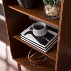 44.5" Belhope Mid-Century Modern Bookshelf - Aiden Lane