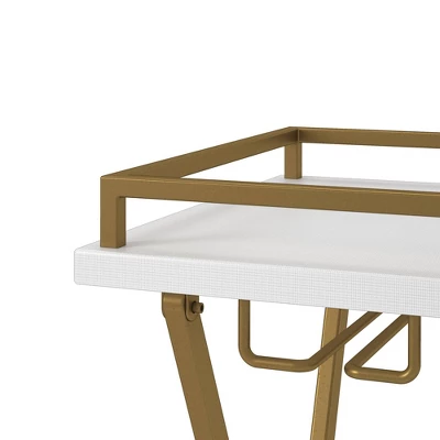 Trevia Folding Wine Rack White - CosmoLiving By Cosmopolitan - Image 6