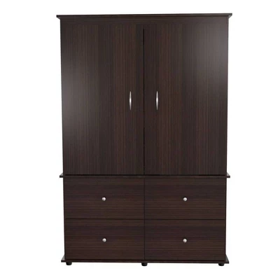 70.9" Video Combo Armoire Espresso - Inval - Image 7
