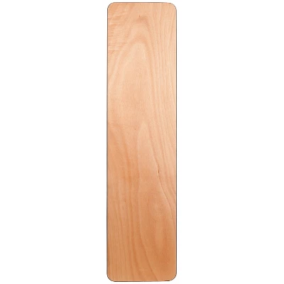 Emma And Oliver 6-Foot Rectangular Wood Folding Training / Seminar Table With Clear Coated Top - Image 3