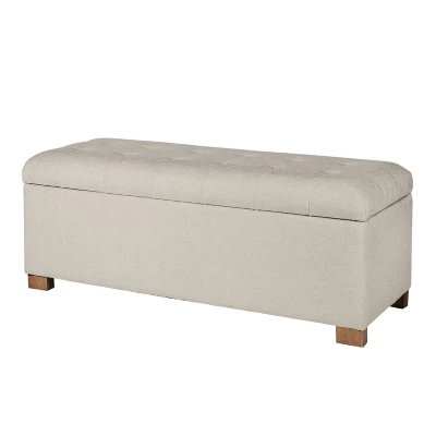 Classic Large Tufted Storage Bench - HomePop - Image 11