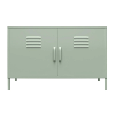 RealRooms Shadwick 2 Door Metal Locker Accent Cabinet - Image 9