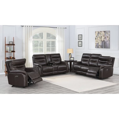 Fortuna Power Recliner Console Loveseat - Steve Silver Co. - Image 13