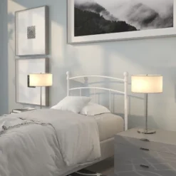 Emma And Oliver Decorative Metal Headboard