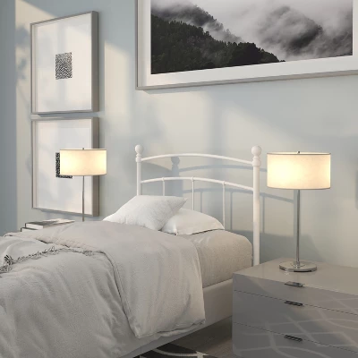 Emma And Oliver Decorative Metal Headboard