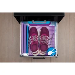 Space Solutions 18" Deep 2 Drawer Letter Width Vertical File Cabinet Black