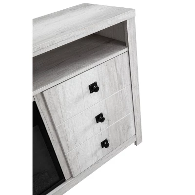 Electric Fireplace TV Stand For TVs Up To 70" White - Home Essentials - Image 7