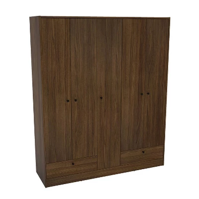 Denmark 5 Door 2 Drawer Wardrobe - Polifurniture - Image 8