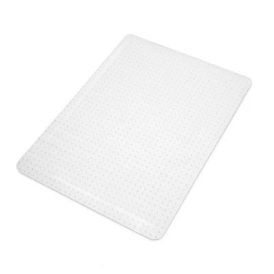 WorkOnIt Office Desk Chair Floor Mat, Clear - Image 5