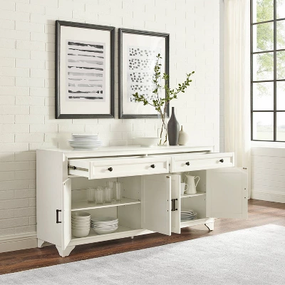 Tara Sideboard Distressed White - Crosley - Image 3