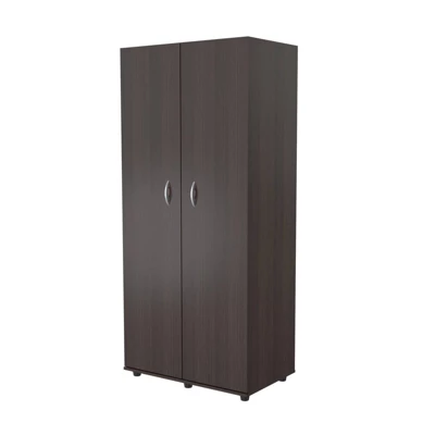 2 Door Wardrobe/Armoire Espresso - Inval - Image 7