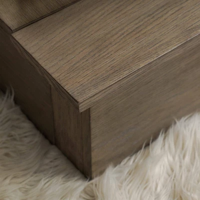 5pc Resto Bedroom Set Weathered Gray - Abbyson Living - Image 11