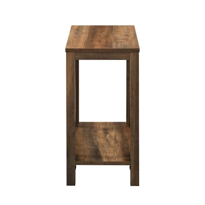 Taylen A Frame Farmhouse Open Storage Side Table - Saracina Home - Image 2