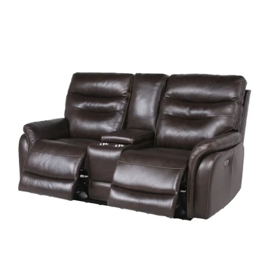 Fortuna Power Recliner Console Loveseat - Steve Silver Co. - Image 14