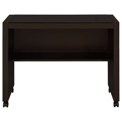 3pc Skeena Office Desk Set Cappuccino - Coaster - Image 7