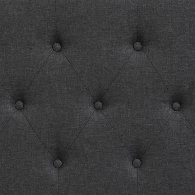 King Amery Tufted Upholstered Headboard Charcoal - Adore Decor - Image 11